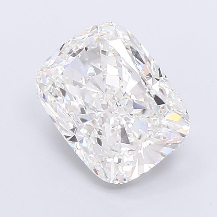 4.19 Carat Cushion Shaped, Very Good Cut, F Color, VVS2 Clarity, IGI Certified Lab Grown Diamond