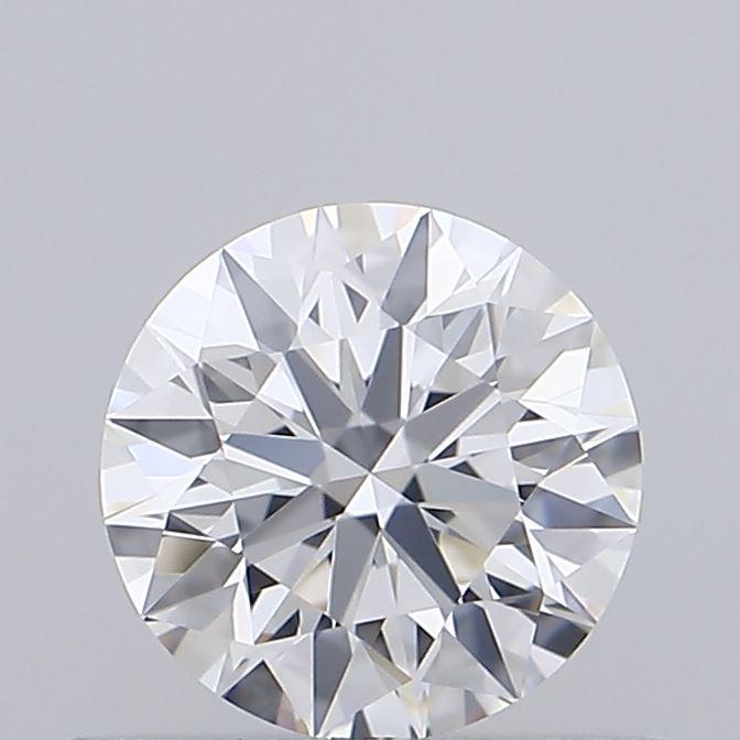 0.53 Carat Round Shaped, Ideal Cut, D Color, VVS1 Clarity, IGI Certified Lab Grown Diamond
