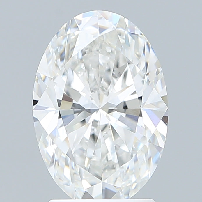 2.57 Carat Oval Shaped, Ideal Cut, E Color, VVS2 Clarity, IGI Certified Lab Grown Diamond