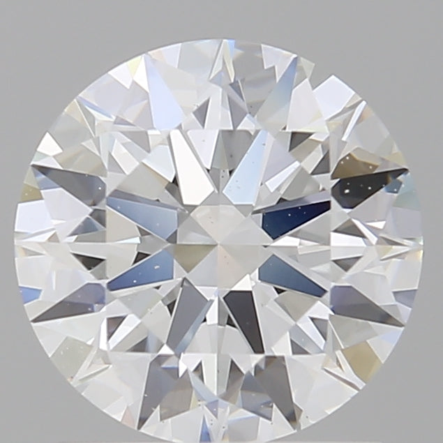 1.59 Carat Round Shaped, Ideal Cut, D Color, VS1 Clarity, IGI Certified Lab Grown Diamond
