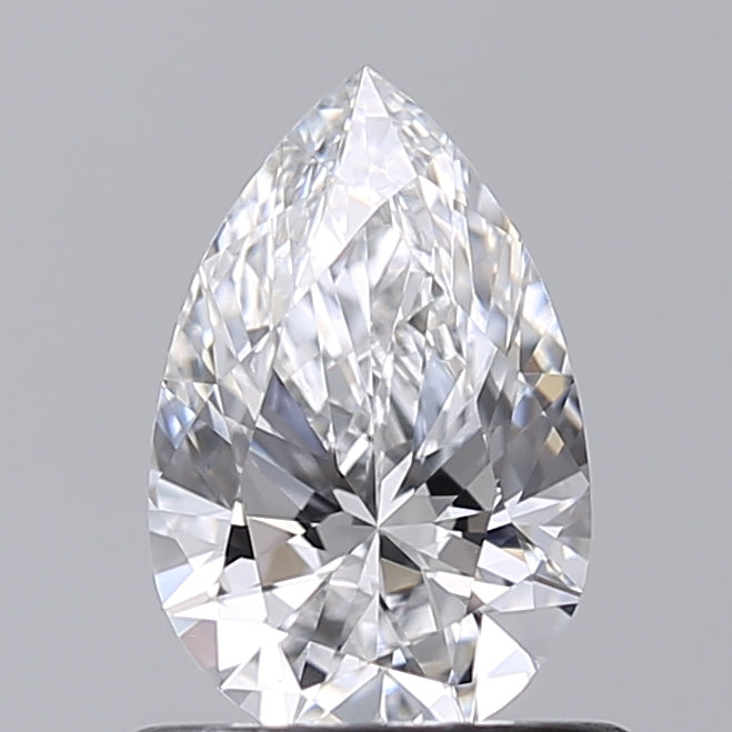 0.71 Carat Pear Shaped, Excellent Cut, D Color, VVS2 Clarity, IGI Certified Lab Grown Diamond