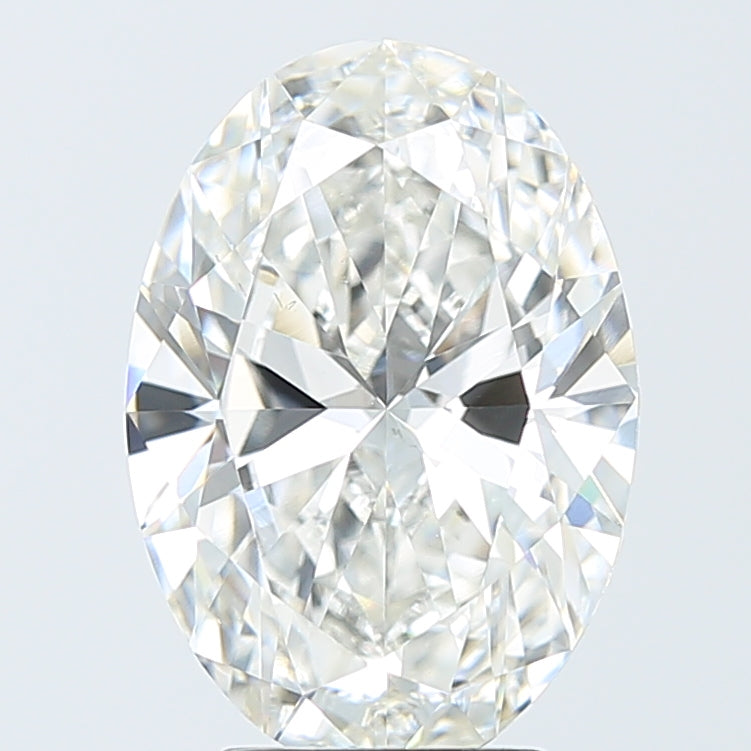 4.10 Carat Oval Shaped, Ideal Cut, F Color, VS2 Clarity, IGI Certified Lab Grown Diamond