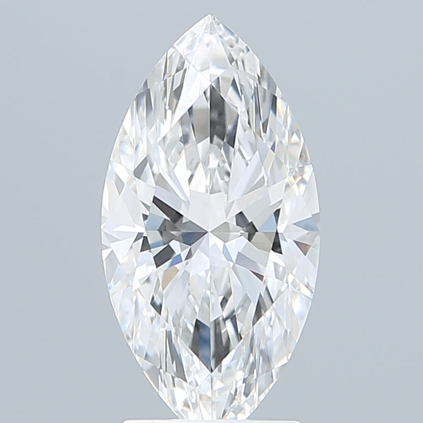 2.55 Carat Marquise Shaped, Ideal Cut, E Color, VVS2 Clarity, IGI Certified Lab Grown Diamond
