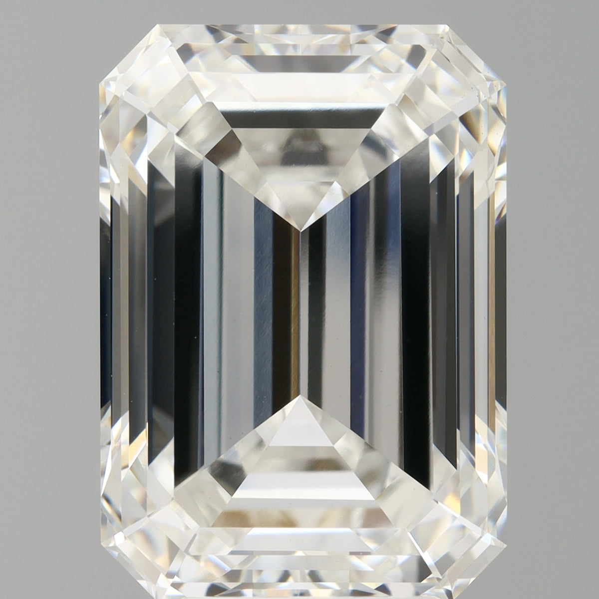 7.06 Carat Emerald Shaped, Ideal Cut, F Color, VVS2 Clarity, IGI Certified Lab Grown Diamond
