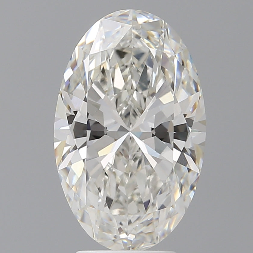 4.55 Carat Oval Shaped, Ideal Cut, F Color, VVS2 Clarity, IGI Certified Lab Grown Diamond