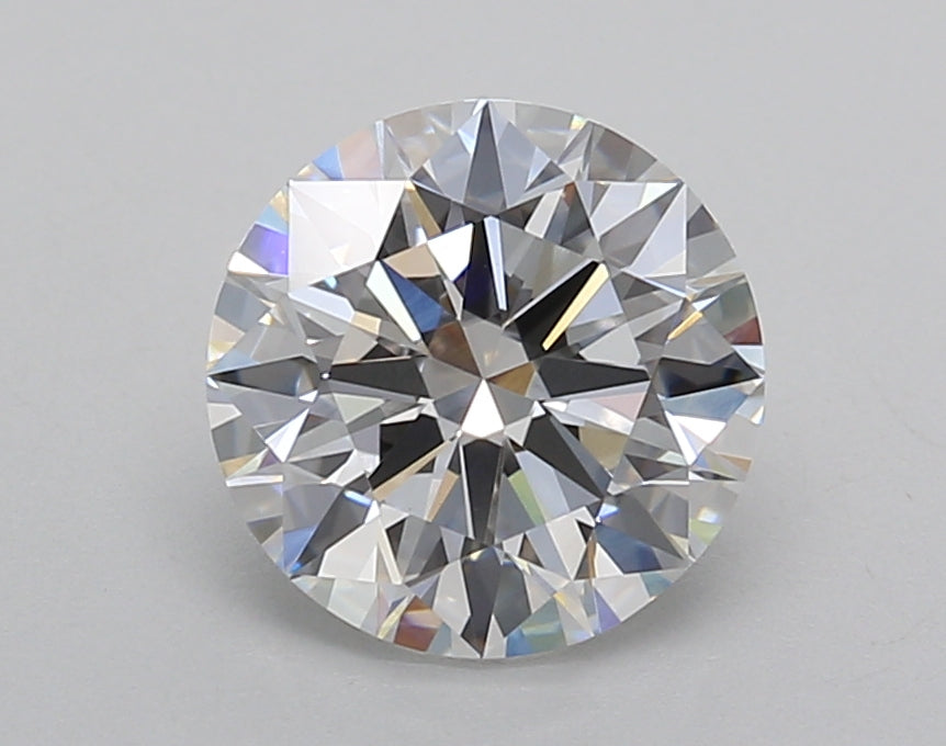 2.02 Carat Round Shaped, Ideal Cut, D Color, VVS2 Clarity, IGI Certified Lab Grown Diamond