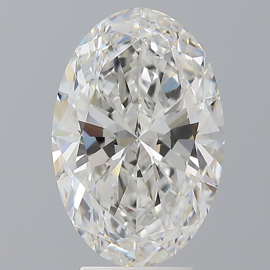 4.53 Carat Oval Shaped, Excellent Cut, F Color, VVS2 Clarity, IGI Certified Lab Grown Diamond