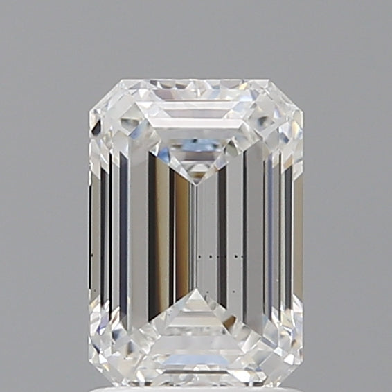 1.60 Carat Emerald Shaped, Ideal Cut, E Color, VS2 Clarity, IGI Certified Lab Grown Diamond