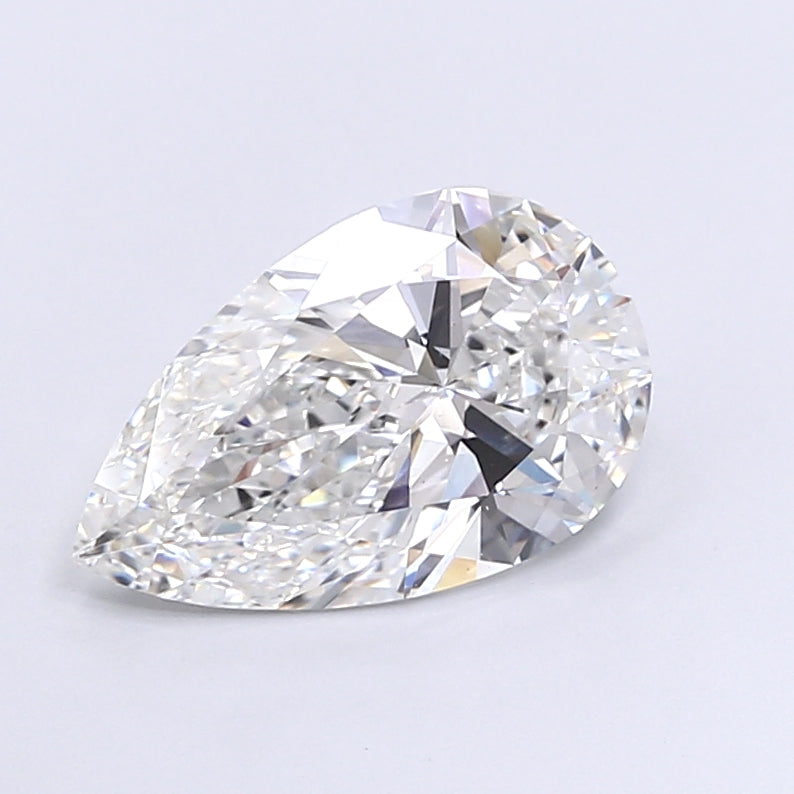 3.72 Carat Pear Shaped, Very Good Cut, F Color, VS1 Clarity, IGI Certified Lab Grown Diamond