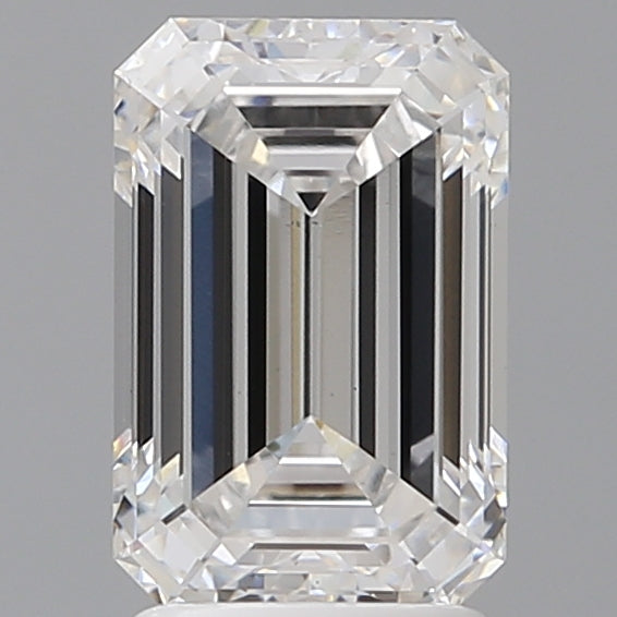 2.60 Carat Emerald Shaped, Ideal Cut, E Color, VS1 Clarity, IGI Certified Lab Grown Diamond