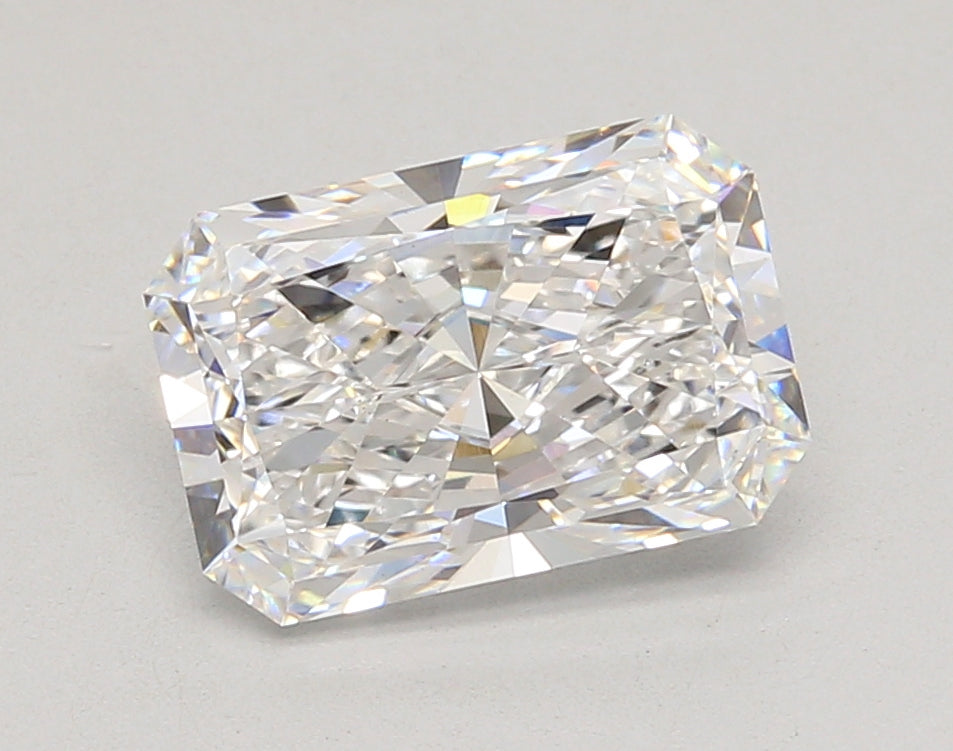 3.06 Carat Radiant Shaped, Ideal Cut, D Color, VS1 Clarity, IGI Certified Lab Grown Diamond