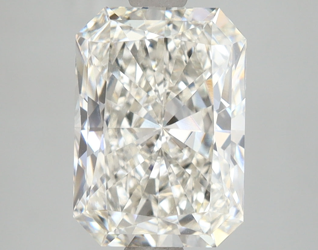 3.54 Carat Radiant Shaped, Ideal Cut, G Color, VVS2 Clarity, IGI Certified Lab Grown Diamond