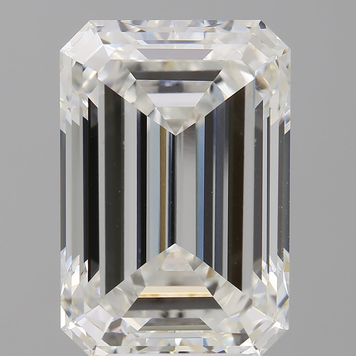 8.04 Carat Emerald Shaped, Ideal Cut, F Color, VVS2 Clarity, IGI Certified Lab Grown Diamond