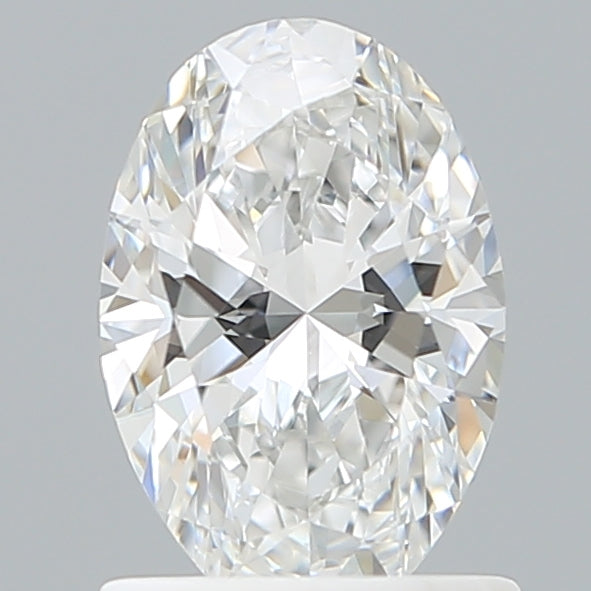 1.06 Carat Oval Shaped, Ideal Cut, E Color, VVS2 Clarity, IGI Certified Lab Grown Diamond