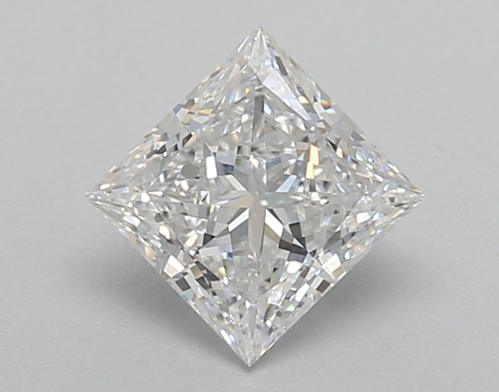 1.02 Carat Princess Shaped, Very Good Cut, E Color, VVS2 Clarity, IGI Certified Lab Grown Diamond