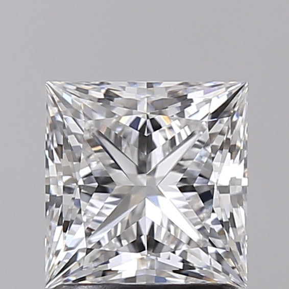 1.51 Carat Princess Shaped, Ideal Cut, D Color, VVS1 Clarity, IGI Certified Lab Grown Diamond