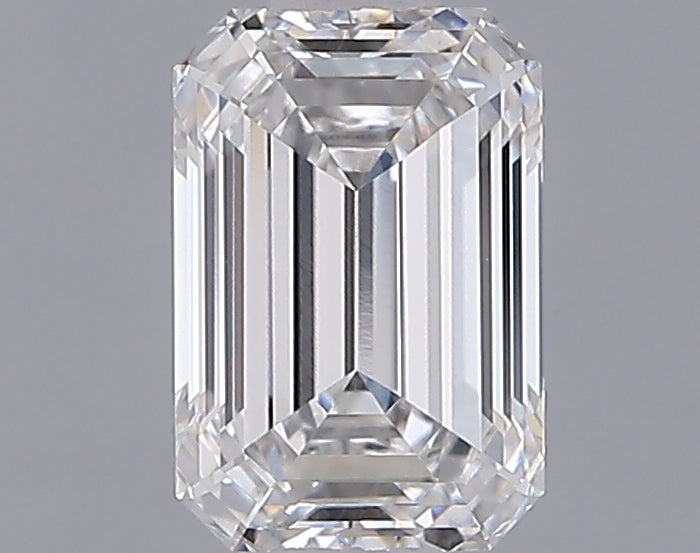 1.29 Carat Emerald Shaped, Ideal Cut, E Color, VVS1 Clarity, IGI Certified Lab Grown Diamond