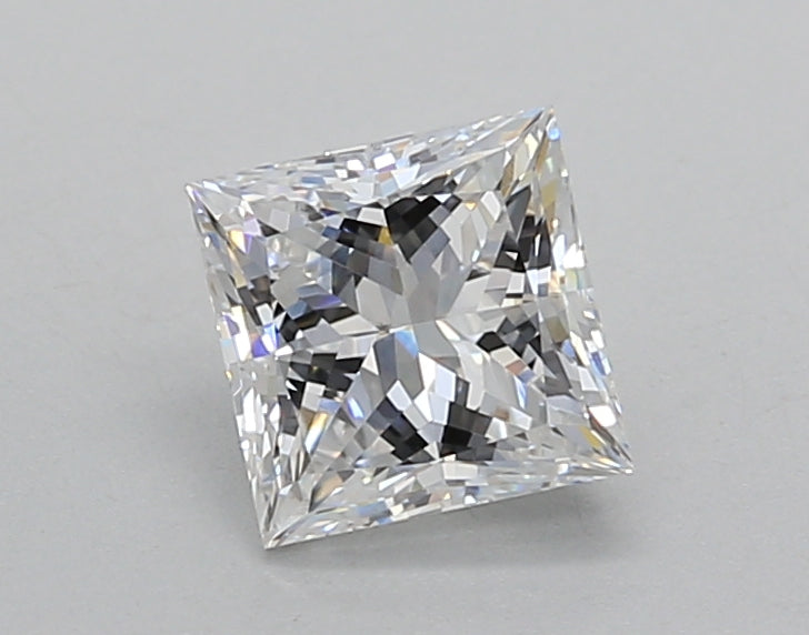 1.01 Carat Princess Shaped, Very Good Cut, D Color, VVS2 Clarity, IGI Certified Lab Grown Diamond