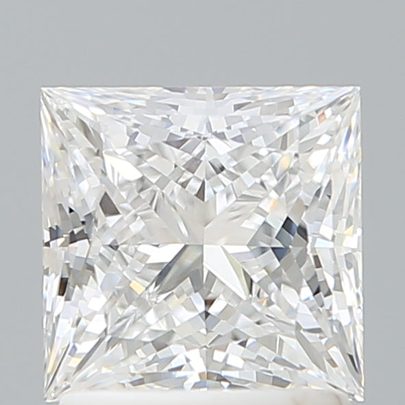 1.60 Carat Princess Shaped, Ideal Cut, D Color, VVS1 Clarity, IGI Certified Lab Grown Diamond