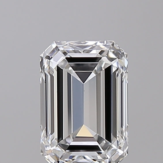 1.02 Carat Emerald Shaped, Ideal Cut, E Color, VVS1 Clarity, IGI Certified Lab Grown Diamond