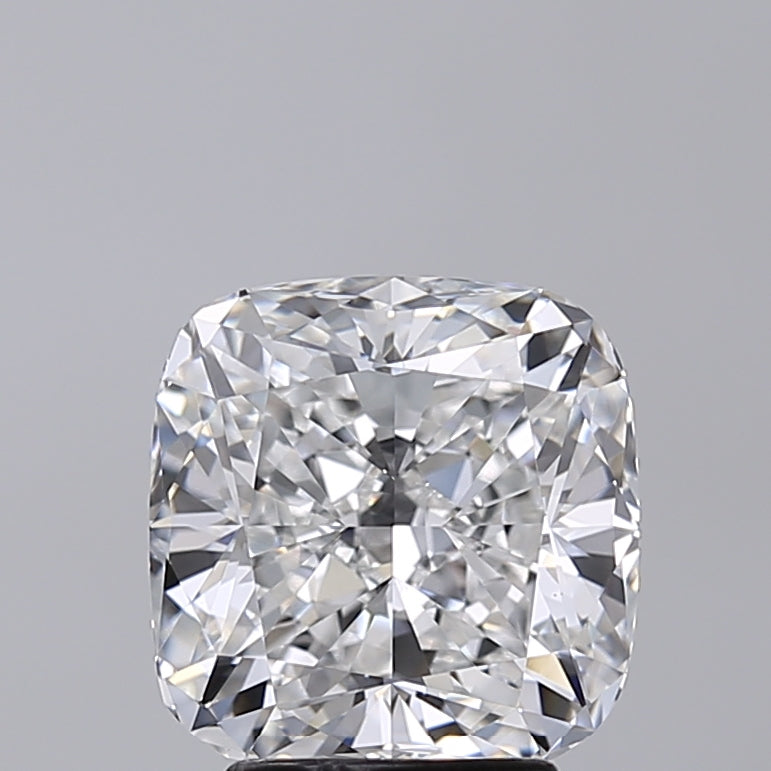 3.53 Carat Cushion Shaped, Excellent Cut, D Color, VVS2 Clarity, IGI Certified Lab Grown Diamond