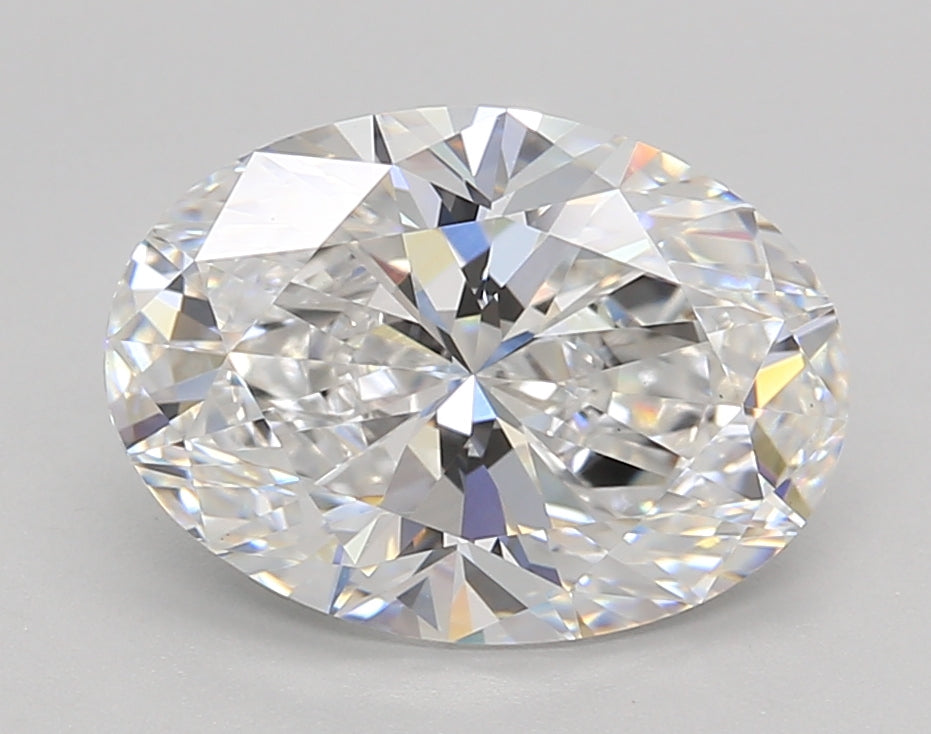 3.02 Carat Oval Shaped, Ideal Cut, E Color, VS1 Clarity, GIA Certified Lab Grown Diamond
