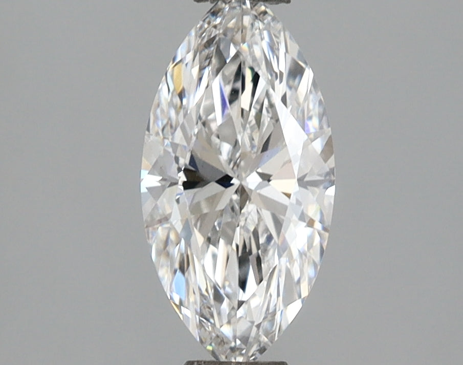 1.07 Carat Marquise Shaped, Ideal Cut, D Color, VVS2 Clarity, IGI Certified Lab Grown Diamond