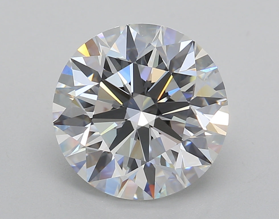 3.51 Carat Round Shaped, Ideal Cut, D Color, IF Clarity, IGI Certified Lab Grown Diamond