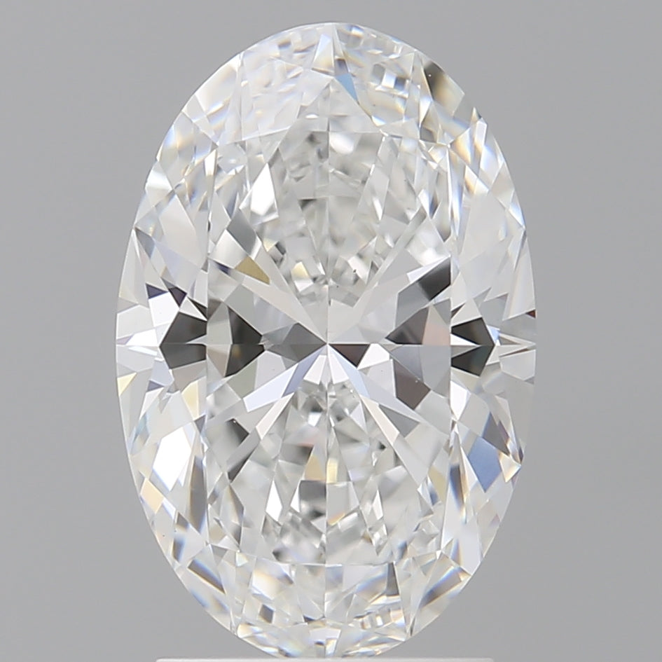 2.58 Carat Oval Shaped, Ideal Cut, E Color, VS1 Clarity, IGI Certified Lab Grown Diamond
