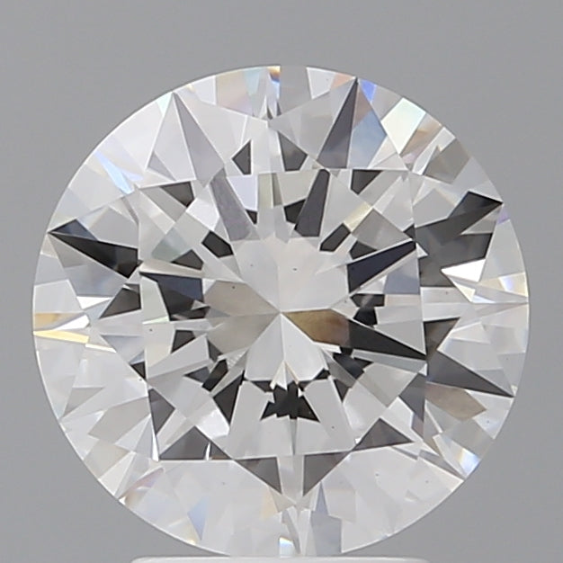 3.43 Carat Round Shaped, Excellent Cut, D Color, VS1 Clarity, IGI Certified Lab Grown Diamond