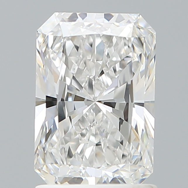 1.60 Carat Radiant Shaped, Ideal Cut, D Color, VS1 Clarity, IGI Certified Lab Grown Diamond