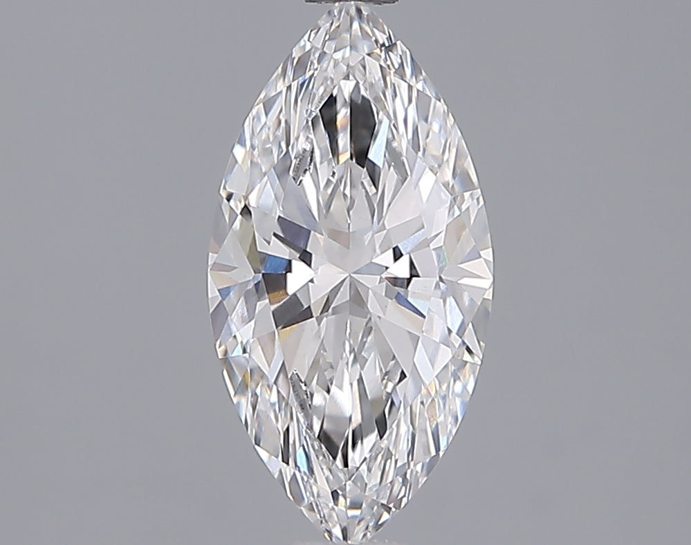 1.53 Carat Marquise Shaped, Ideal Cut, D Color, VVS2 Clarity, IGI Certified Lab Grown Diamond