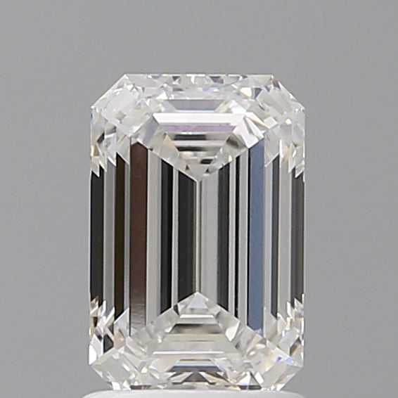 1.58 Carat Emerald Shaped, Ideal Cut, E Color, VVS2 Clarity, IGI Certified Lab Grown Diamond