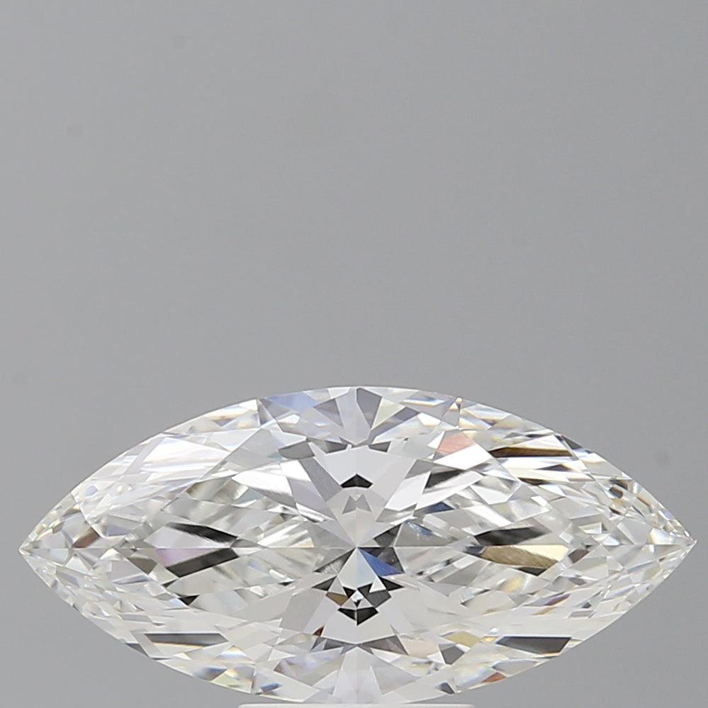 3.60 Carat Marquise Shaped, Ideal Cut, F Color, VVS2 Clarity, IGI Certified Lab Grown Diamond