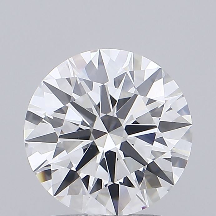 2.10 Carat Round Shaped, Excellent Cut, E Color, VVS2 Clarity, IGI Certified Lab Grown Diamond