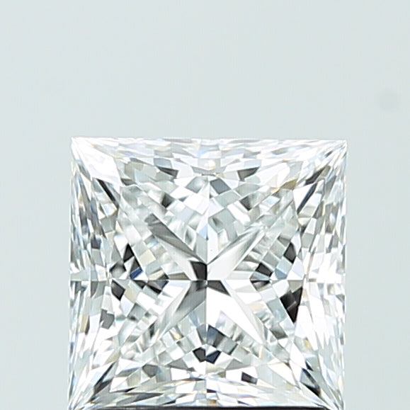 2.09 Carat Princess Shaped, Ideal Cut, D Color, VVS2 Clarity, IGI Certified Lab Grown Diamond