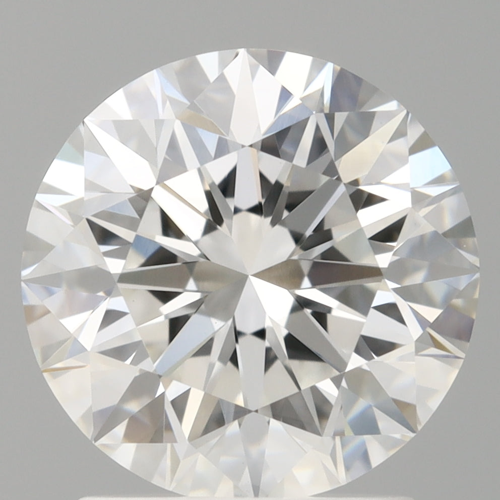 2.01 Carat Round Shaped, Excellent Cut, E Color, VVS2 Clarity, IGI Certified Lab Grown Diamond