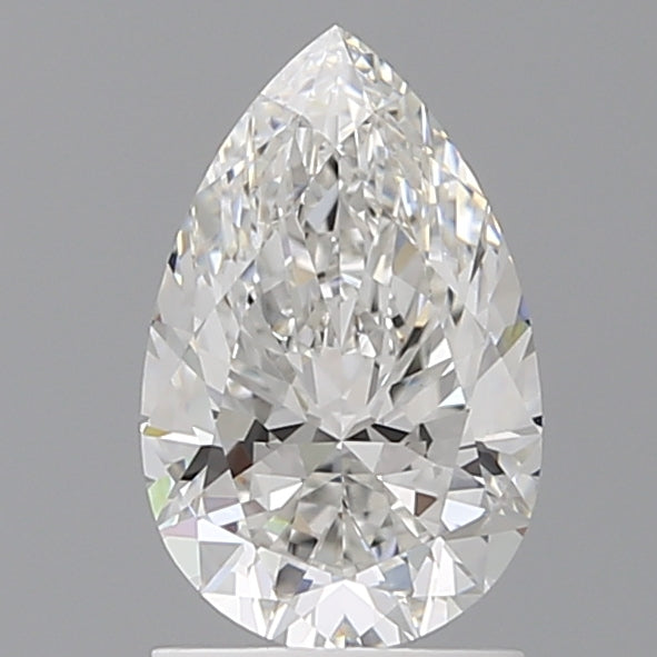 1.55 Carat Pear Shaped, Ideal Cut, E Color, VVS2 Clarity, IGI Certified Lab Grown Diamond