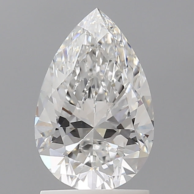 1.53 Carat Pear Shaped, Ideal Cut, E Color, VVS2 Clarity, IGI Certified Lab Grown Diamond