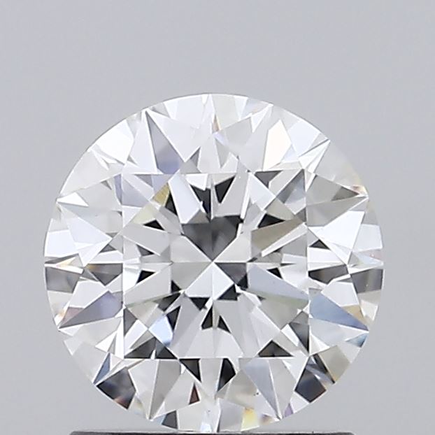 1.29 Carat Round Shaped, Ideal Cut, E Color, VVS2 Clarity, IGI Certified Lab Grown Diamond