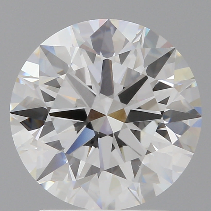2.59 Carat Round Shaped, Ideal Cut, E Color, VVS2 Clarity, IGI Certified Lab Grown Diamond