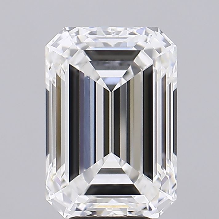 7.10 Carat Emerald Shaped, Ideal Cut, E Color, VS1 Clarity, IGI Certified Lab Grown Diamond
