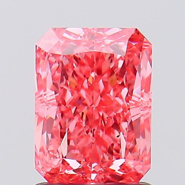 1.61 Carat Radiant Shaped, Excellent Cut, SI1 Clarity, IGI Certified Lab Grown Diamond