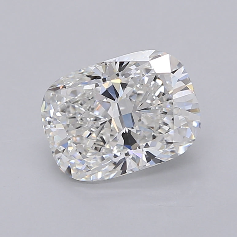 2.02 Carat Cushion Shaped, Ideal Cut, E Color, VVS2 Clarity, IGI Certified Lab Grown Diamond