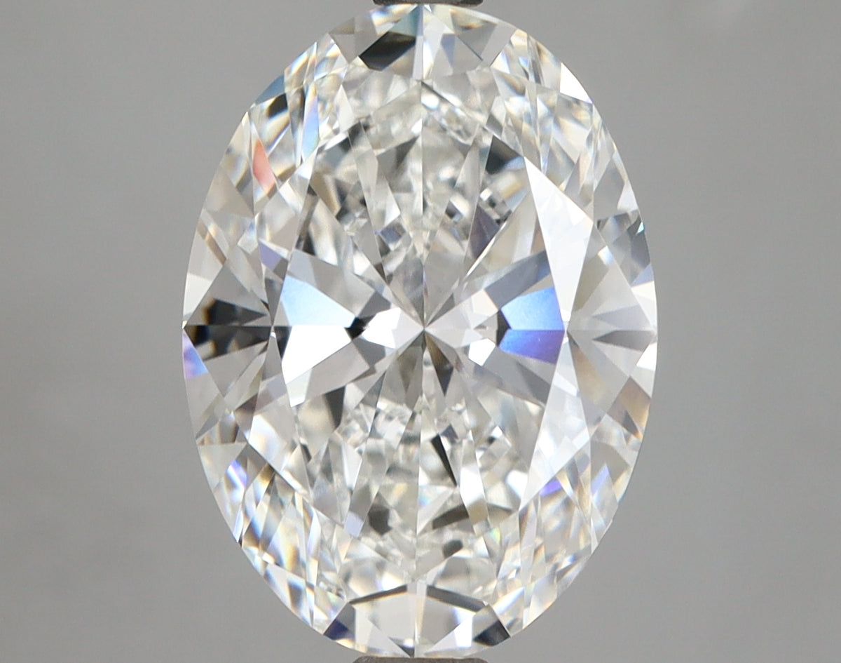 4.50 Carat Oval Shaped, Ideal Cut, F Color, VVS1 Clarity, IGI Certified Lab Grown Diamond
