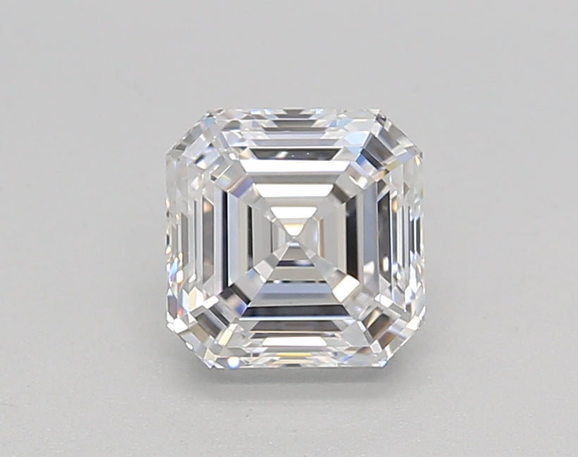 1.01 Carat Asscher Shaped, Ideal Cut, D Color, VS1 Clarity, GIA Certified Lab Grown Diamond