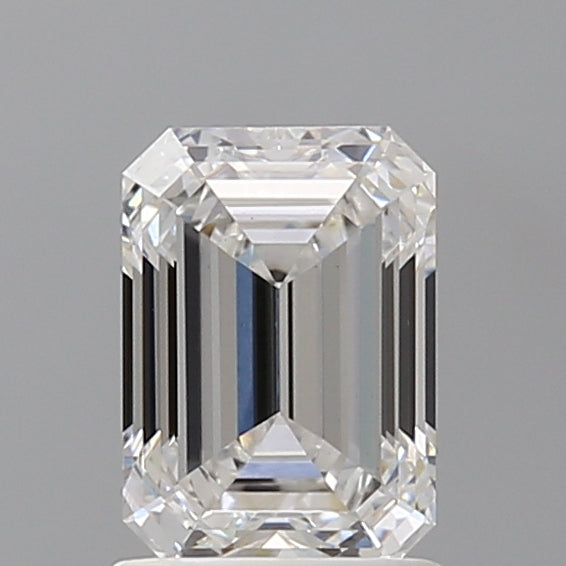 1.56 Carat Emerald Shaped, Ideal Cut, E Color, VS1 Clarity, IGI Certified Lab Grown Diamond