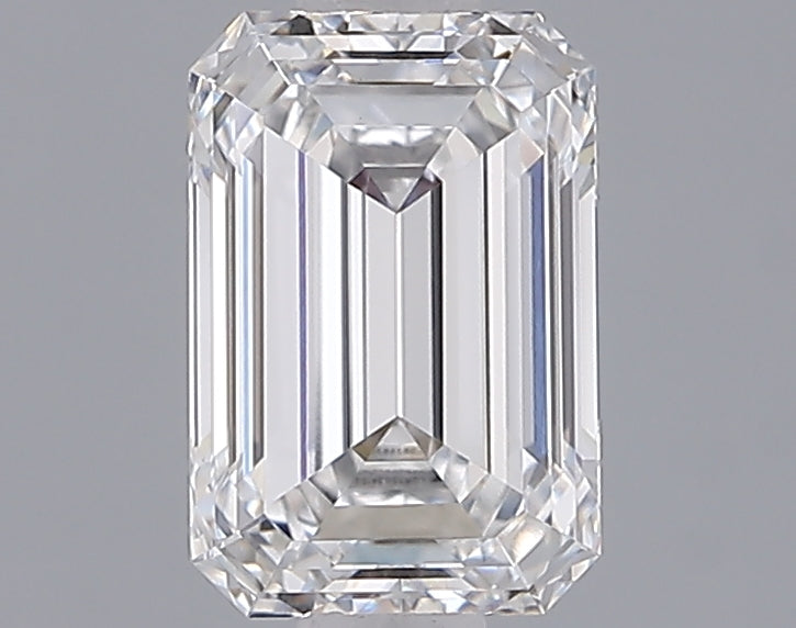 1.52 Carat Emerald Shaped, Ideal Cut, E Color, VVS2 Clarity, IGI Certified Lab Grown Diamond