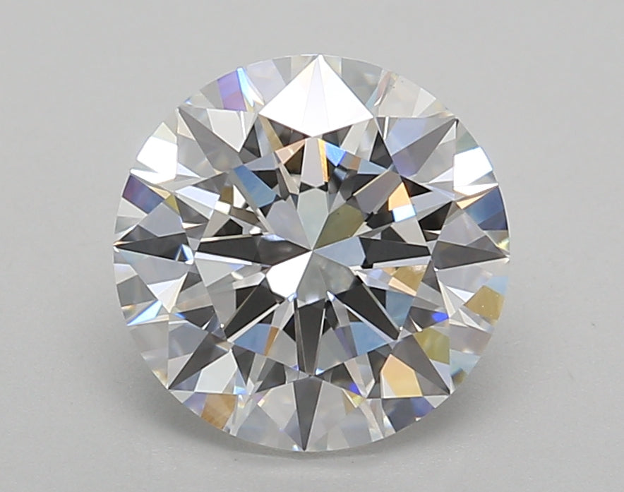 2.52 Carat Round Shaped, Excellent Cut, D Color, VS1 Clarity, IGI Certified Lab Grown Diamond