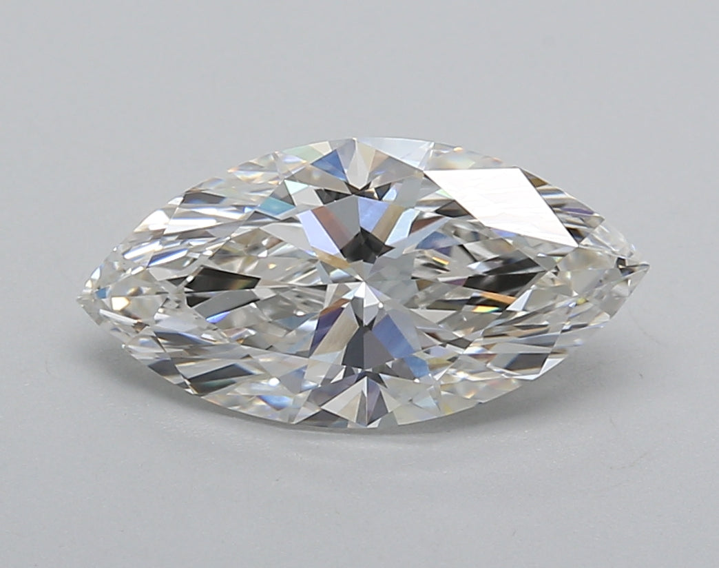 1.99 Carat Marquise Shaped, Excellent Cut, F Color, VVS2 Clarity, IGI Certified Lab Grown Diamond